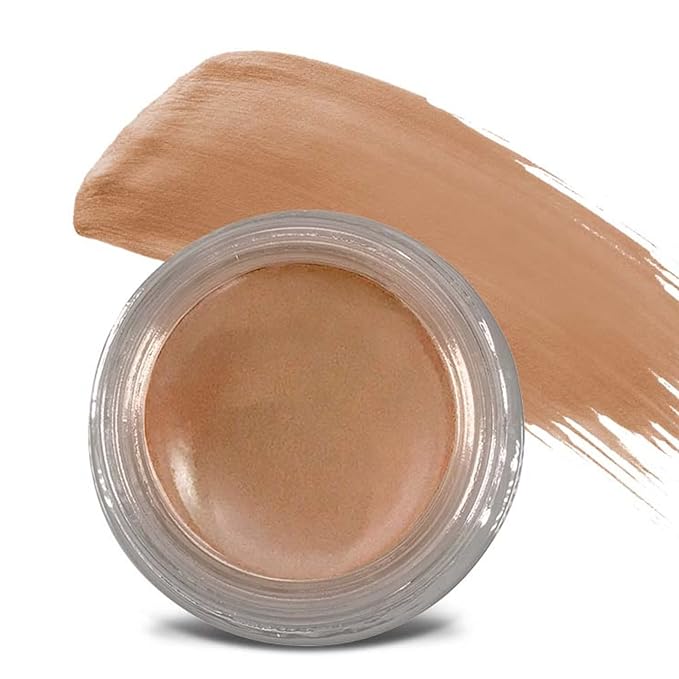 Mommy Makeup Any Wear Creme Eyeshadow - Waterproof, Crease-Proof, Long Lasting, High Pigment, Oil-free - Cream to Powder for Eyes, Cheeks & Lips (Misty Mocha)