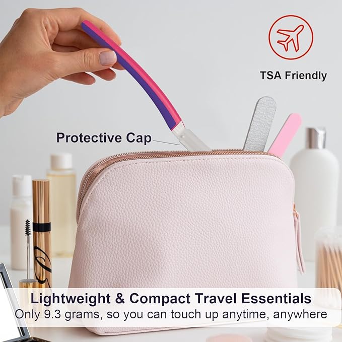 THURLADY Dermaplane Razor for Women Face, Eyebrow Razor, Face Razors for Women Dermaplaning, Peach Fuzz Remover, Gentle Exfoliation & Facial Hair Removal, Travel Essentials, (12 pcs, Fuchsia)