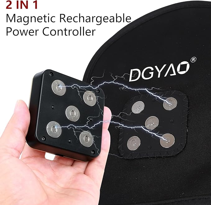 Infrared Light Therapy Gloves Hand Pain Relief with Finger Flexibility - Deep Penetration Red Light Therapy Gloves for Hands Wrist & USB-C Fast Charge