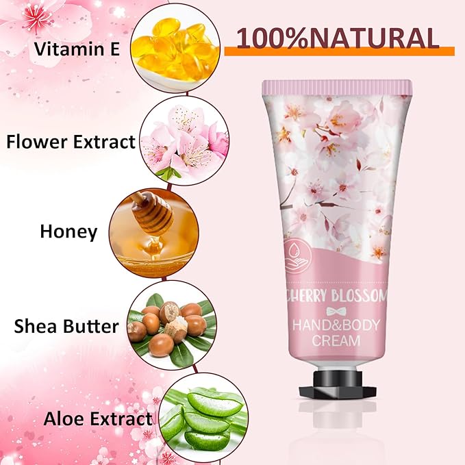 56 Pack Hand Cream Gifts Set, Valentines Day Gifts for Her, Bulk Hand Lotion Travel Size for Dry Cracked Hands, Mini Hand Lotion for Mothers Day Gifts, Bridal Shower Favors and Teacher Gifts for Women