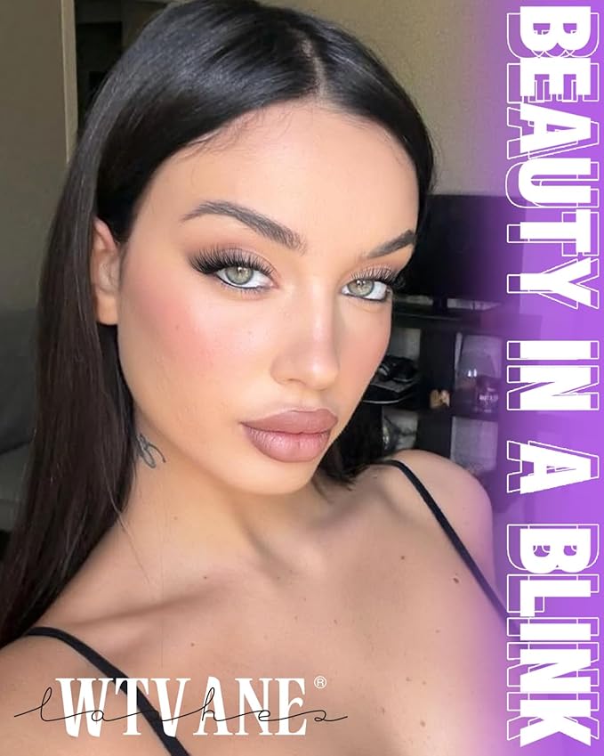 Wtvane Wispy Lash Clusters Natural Eyelash Clusters Venus Short 8-12mm Cluster Eyelash Extensions Invisible Band Cluster Lashes C-Curly Individual Lashes Clusters Extensions Natural Look Daily Wear