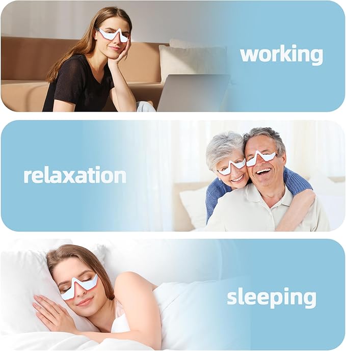 3D Eyelift Device – Red Light Under Eye Therapy with Microcurrent & 3D Fit Design | Reduces Wrinkles, Dark Circles & Puffiness | Silent Operation for Sensitive Skin & Busy Lifestyles