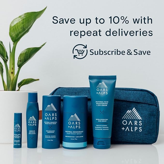 Oars + Alps Body Wash for Men, Mens Body Wash with Vitamin E and Antioxidants, Moisturizing, Hydrating, Paraben & Sulfate Free Cleanser, Variety Set, 3pk