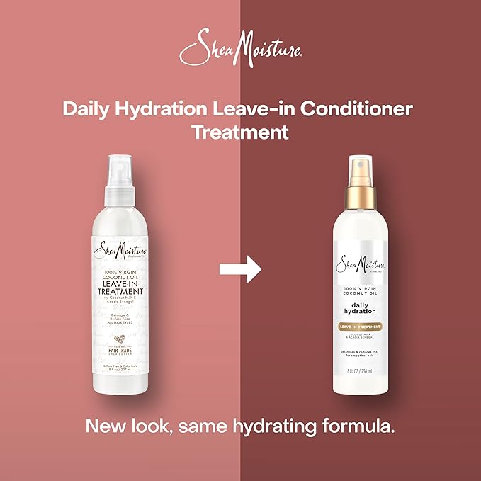 Shea Moisture 100 Percent Virgin Coconut Oil Leave-In Treatment, 8 Ounce