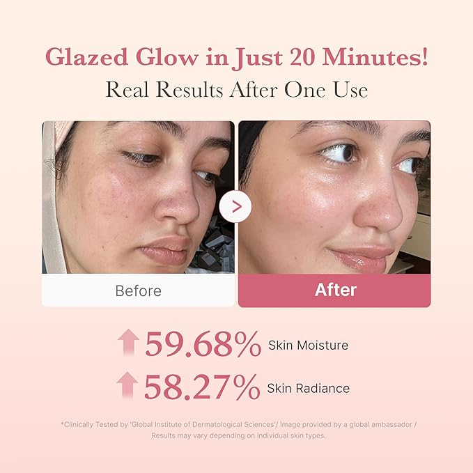 medicube Wrapping Mask Collagen Glazed Milky Glow Daytime Peel Off Mask | Quick and Easy Care with Glutathione, Niacinamide for Plumped, Hydrated & Smooth Skin | Korean Skin Care, 2.53 fl.oz