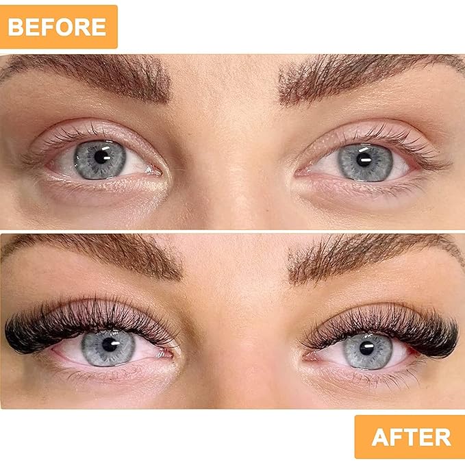 B&Q Lash Clusters 280PCS Natural Eyelash Clusters 50D D 18mm Individual Lash Wispy Eyelash Extension with Soft Thin Band Classic Look Pestañas Postizas Comfortable DIY at Home(50D-D-18mm)
