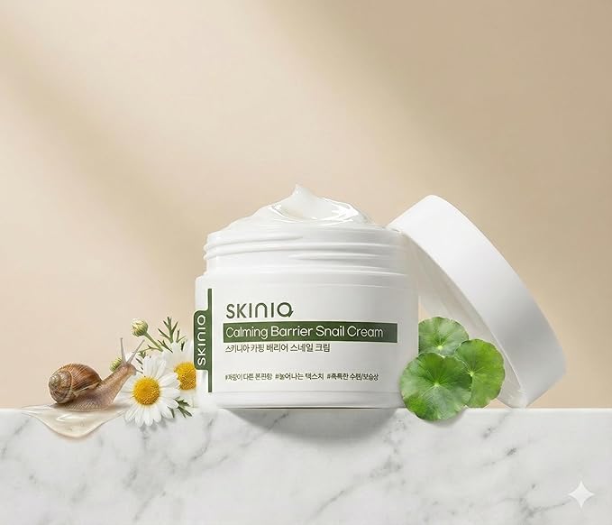 Calming Barrier Snail Cream 92%.This moisturizing formula helps nourish and rejuvenate your skin while supporting natural barrier function. Contains 92% of snail mucus filtrate.