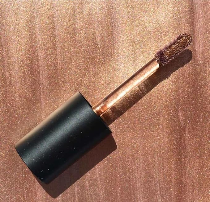 Palladio Liquid Eyeshadow, creamy shimmery formula that instantly adheres to the eyelid with flexible applicator wand for over 8 hours of smudge and crease-proof wear (Jasper)