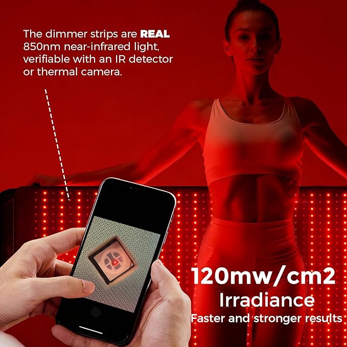 Infrared Red Light Therapy Full Body Mat - 2052 pcs Professional SMD LED Chips - 660nm&850nm Wavelengths, Pain Relief, Enhances Recovery, Whole Body Care, Sleep Improvement & Energy Boost