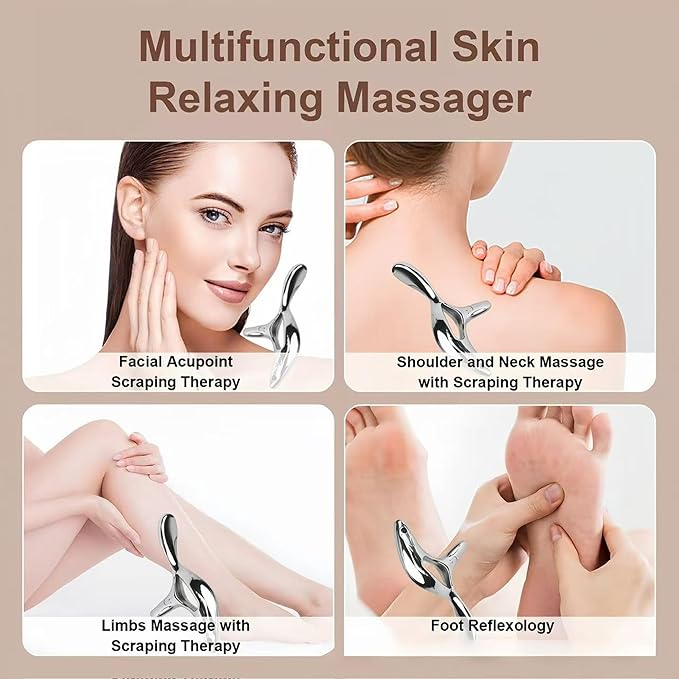 Gua Sha, Deep Tissue Massage Tool, Trigger Point Massage Tool, Acupoint Pressing, Suitable for Acraping, Lymphatic Drainage