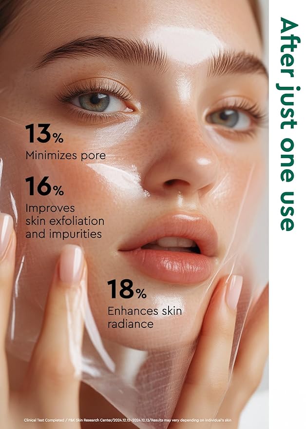Bewants Seaweed PDRN Peel-Off Wrapping Jelly Mask (3.38 fl oz) – Includes Spatula & Headband | AHA, BHA & Niacinamide Facial Mask | Pore-Minimizing, Smooth-Texture Skin | 1 Pack