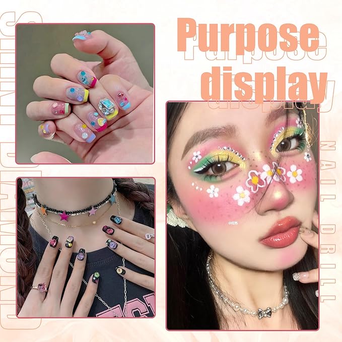 36000Pcs 3mm Candy Resin Rhinestones Kit- Resin Mixed Color Rhinestones for Nail Clothes Shoes Tumblers Decoration Flat Back Round