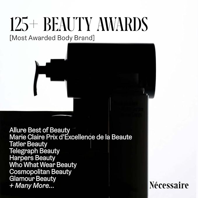 Nécessaire The Body Wash Santal - Multi-Oil Shower Gel Body Wash for Women + Men. Non-Comedogenic + Hypoallergenic for Sensitive Skin with Niacinamide. 8.4 fl oz.