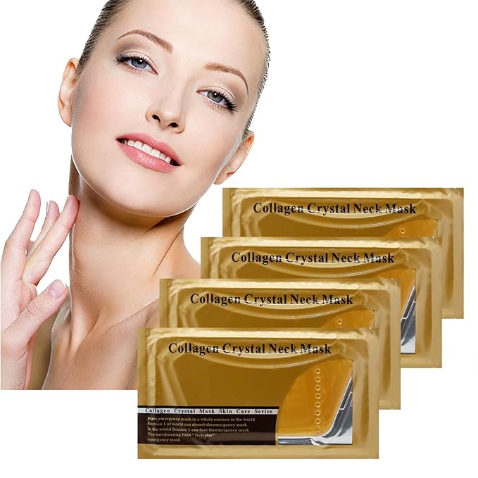 NiraBloom Korean Bio-Collagen Necklift Mask - Younger Neck After 1 Use, Bio Collagen Neck Patches, Hydrating, Plumping, Firming, Silicone Wrinkle Mask Reusable for Tightening and Firming (6)