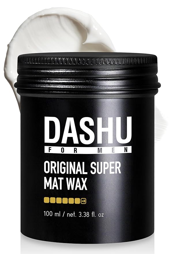 DASHU Premium Original Super Mat Wax 3.5oz – Strong Hold Without Shine, Easy to Wash, Styling Wax