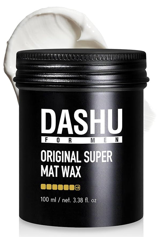 DASHU Premium Original Super Mat Wax 3.5oz – Strong Hold Without Shine, Easy to Wash, Styling Wax