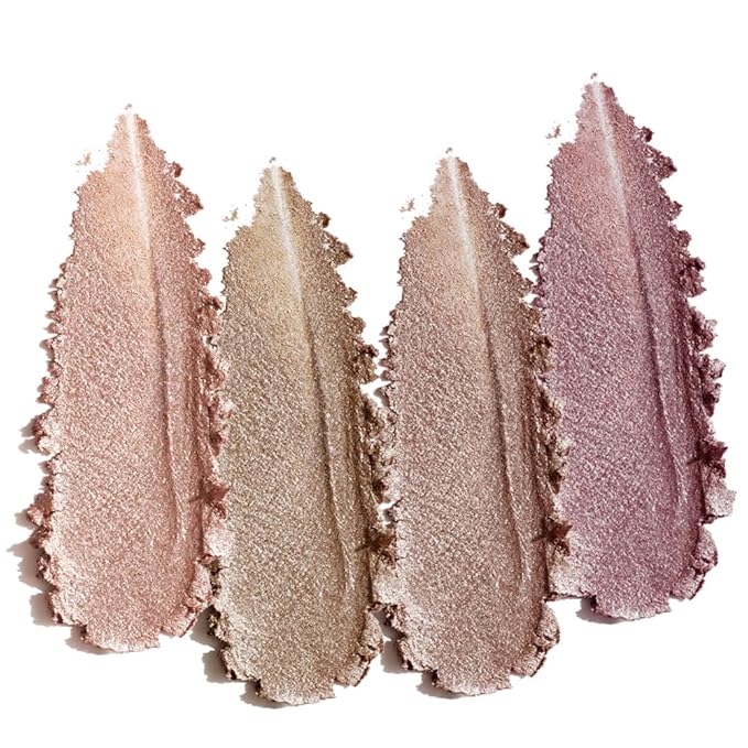 Professional Eyeshadow Palette, Nude Taupe and Brown Neutral Shades, Velvety Matte and Satin Shimmer Finishes, High Pigment Blendable Colors, Waterproof Long-Lasting Eye Palette, 06, 4 Colors