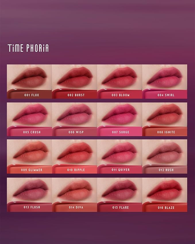 Altera Blurring Lip Tint 009 Glimmer, Nude Peach Glossy to Soft Matte Finish, Blur Lip Lines, Weightless No-Sticky Airy Velvet Texture, Vibrant Hydrating Long-Lasting Lip Makeup