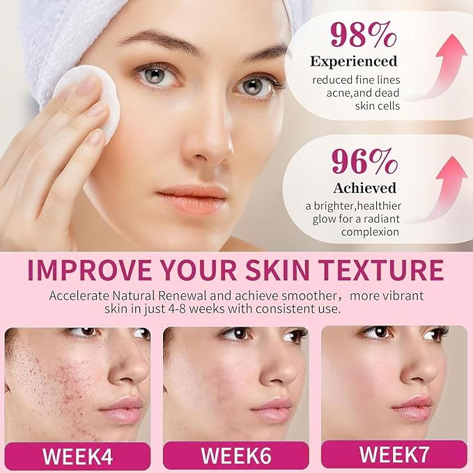 3 Sets Remover Wipes, with Turmeric & Salicylic Acid, Exfoliating Face Cleansing Pads for Hydrating, Moisturizing & Calming for Sensitive Skin