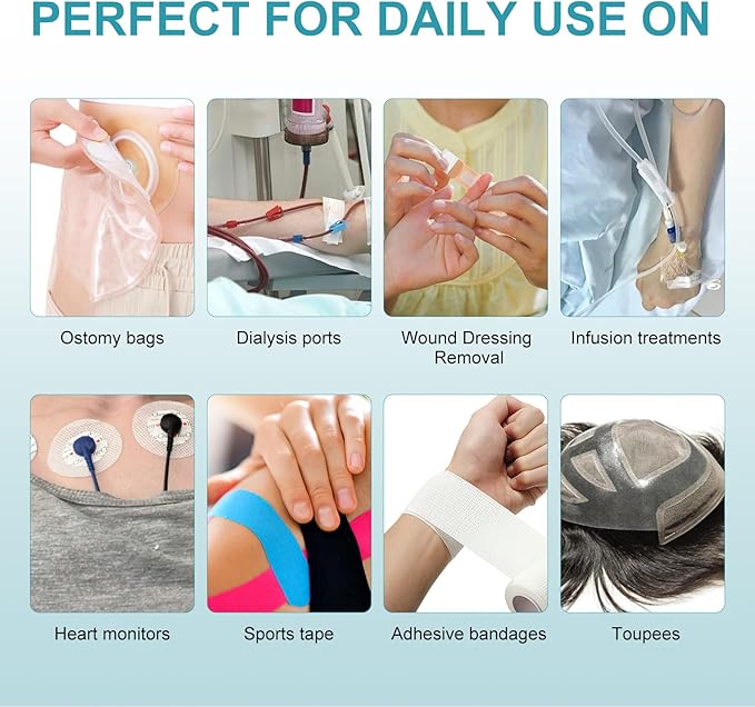 Adhesive Remover for Skin Spray Bandage & Surface & ostomy Supplies No Sting-Sensitive Skin-All Natural,30 ml Bottle