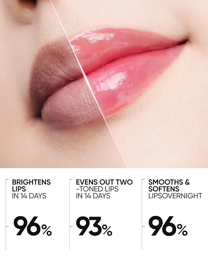 Peptide Brightening Lip Serum, Hydrating & Plumping Tinted Lip Gloss, Moisturizing Lip Balm with Polypeptides & Squalane for Glossy Sheer, Smooth Lips (02 Coral Rose)