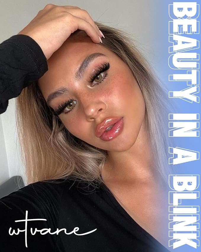 Wtvane 260D Lash Clusters Volume Eyelash Clusters 12-20mm Manga Lash Extension 6-7mm Bottom lashes Clusters D Curl Individual Lashes Long Cluster Eyelash Extensions Spiky False Eyelashes Baddie Look