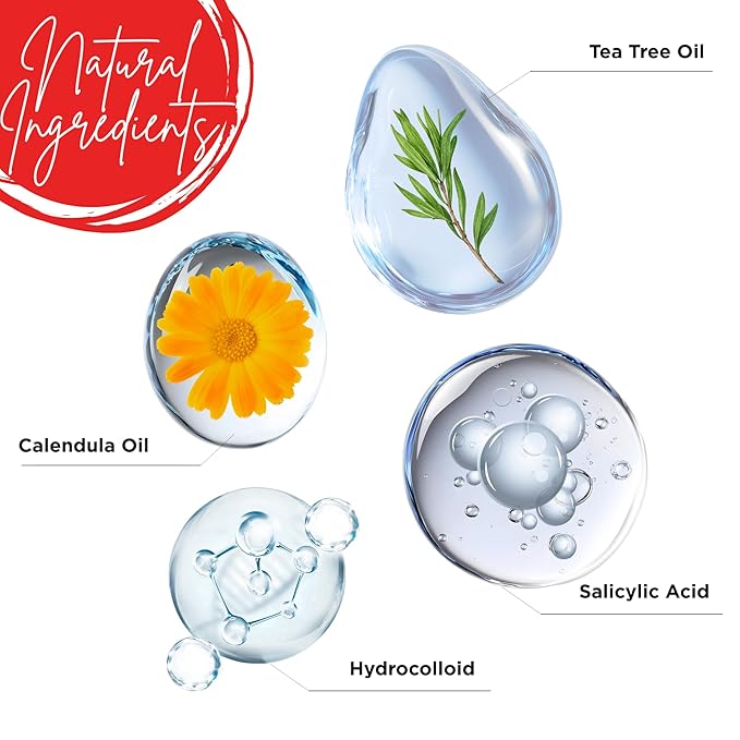 Vibe Pimple Patches for Face – Hydrocolloid Acne Patches | Invisible Zit Stickers | Salicylic Acid, Tea Tree Oil & Calendula | Spot Treatment for Blemishes & Breakouts (300 Count (Pack of 1))