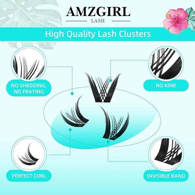 Lash Clusters Manga 168Pcs Eyelash Cluster Wet Look Ultra-Thin Invisible Lash Band Eyelashes Extensions Spiky Anime Wide Span Lashes(Kitten,D-Mix10-18mm)