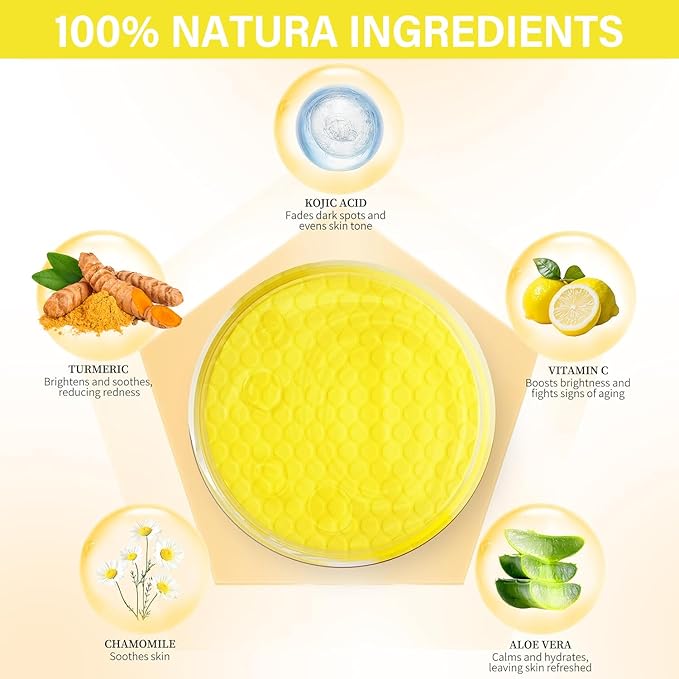 2 Sets Remover Wipes, with Turmeric & Salicylic Acid, Exfoliating Face Cleansing Pads for Hydrating, Moisturizing & Calming for Sensitive Skin