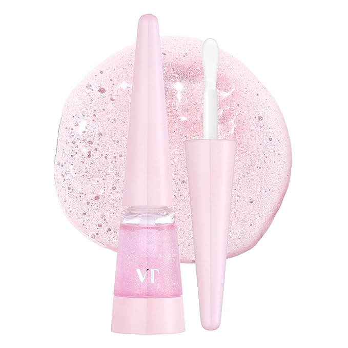 VT COSMETICS Reedle Shot Lip Plumper, Hydrate & Volumize Lip Gloss, Smooth Lip Wrinkles, Korean Lip Plumper, High Shine, Lip Enhancer, Hyaluronic Acid, Stocking Stuffers, 0.15 oz. (Twinkle (Glitter))