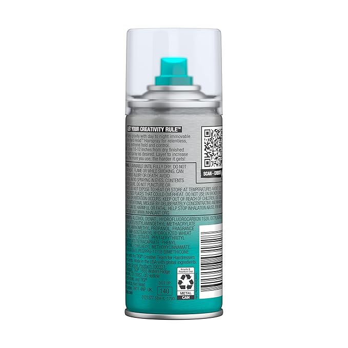 TIGI Bed Head Hard Head Hair Spray –Travel Size Hair Spray, Extra Strong Hold for All Day Style and All Hair Types, 3 oz, 2 Pack