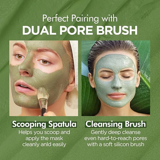Holy Basil Bubble Deep Mask – Holy Basil & Carbonated Water for Cleansing Pores & Blackheads, Korean Clay to Bubble Wash-Off Pack (90g / 3.17 oz) (1)