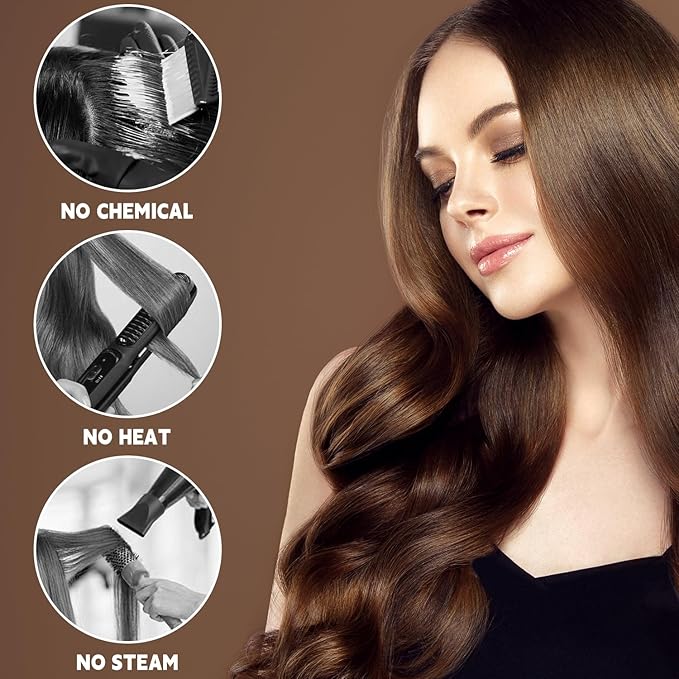 2 Pack Heatless Hair Curler Overnight to Sleep In,Heatless Curling Scrunchie for Women Soft Silk Lazy Rollers Headband for Long Hair Overnight. (2Brown)