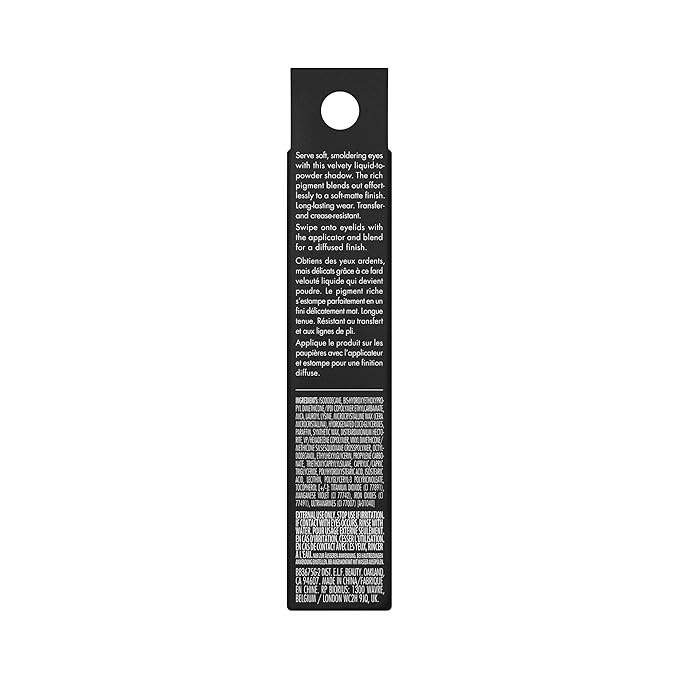 e.l.f. Liquid Velvet Eyeshadow, Crease-Resistant Liquid-to-Powder Eyeshadow For A Rich, Soft-Matte Finish, Vegan & Cruelty-Free, Pink Chiffon