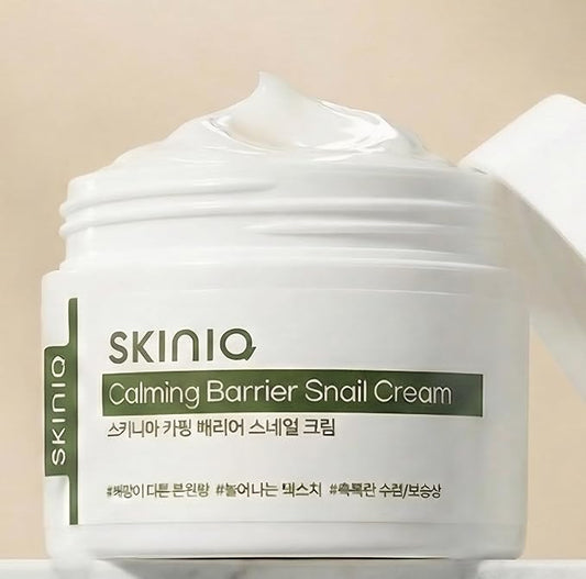 Calming Barrier Snail Cream 92%.This moisturizing formula helps nourish and rejuvenate your skin while supporting natural barrier function. Contains 92% of snail mucus filtrate.