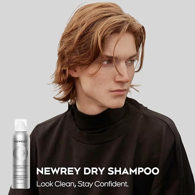 Dry Shampoo Spray for Women & Men - Freshens hair, Residue-Free, Volumizing Formula with Rice Starch - Absorbs Oil, Eliminates Odors - 5.07 oz-fresh