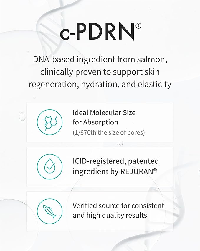 REJURAN® Skin Protection Mask, c-PDRN® – Hydrating and Soothing Facial Sheet Mask for Irritated, Stressed, Repairs & Restores Skin Barrier with Panthenol & Allantoin, Korean Skin Care. 5-Pack