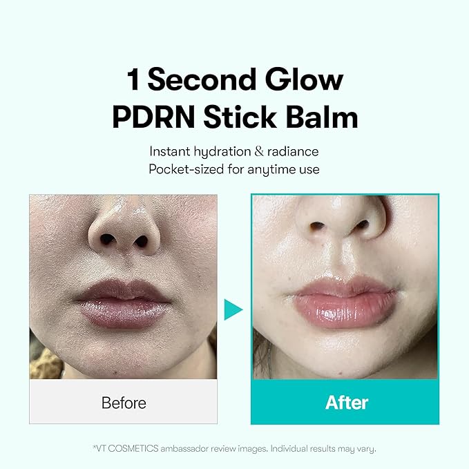VT COSMETICS PDRN Essence Stick Balm, PDRN Collagen Multi Wrinkle Stick, All-in-One Eye & Neck Treatment, Glow Makeup Base & Face Treatment Balm, Plumping, Fine Lines, Stocking Stuffers (0.33 oz.)