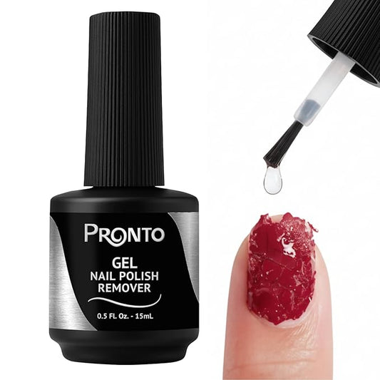 Pronto Quick Peel Off Gel Nail Polish Remover - Fast Acting, No Soaking, Salon Quality for Nail Glue & Polish Removal - Easy, Peel Off Magic in 3-5 Minutes, Friendly Formula for Salon-Quality Results