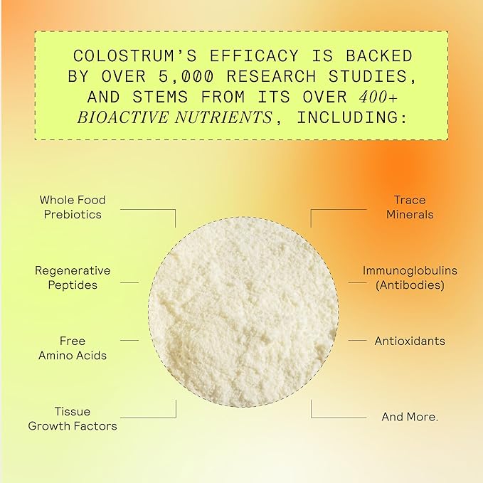 ARMRA Colostrum Powder | Vine Watermelon | Gut Health & Bloating | Skin & Hair | Immunity | Keto, Gluten & Fat-Free | 90 Servings