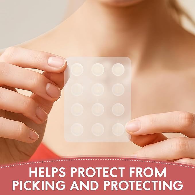 Zovira Original Spot Patches - Advanced Blemish Patches with Niacinamide, Tea Tree & Neem Oil (36ct) for Day & Night Use