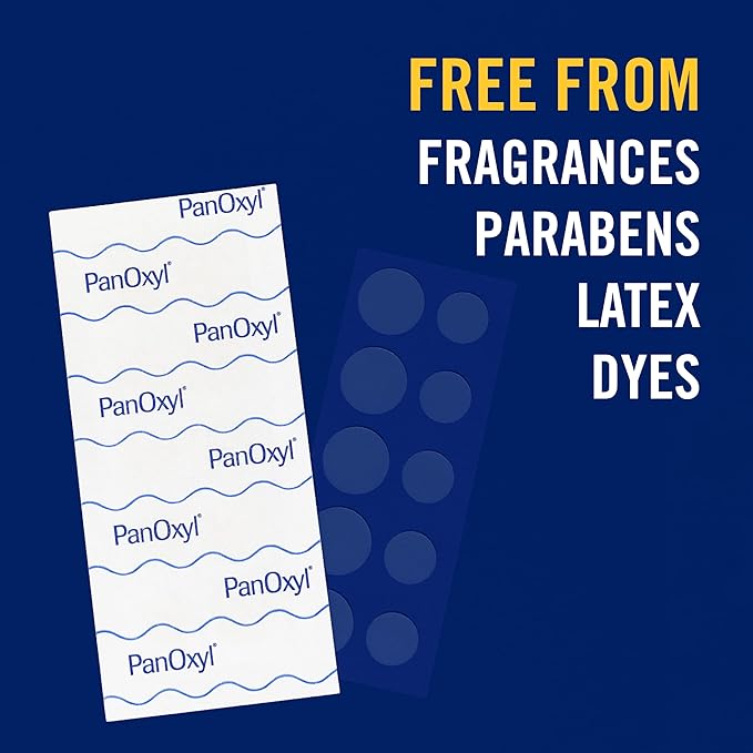 PanOxyl PM Overnight Spot Patches, Advanced Hydrocolloid Healing Technology, Fragrance Free, 80 Count