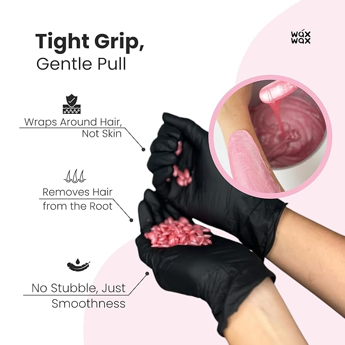 Wax Wax Pink Pearl Hard Wax Beads | Brazilian & Bikini Wax for Ultra Sensitive Skin | Rosin-Free, Hypoallergenic, Strip-Free, Low Melting, Cruelty-Free, Eco-Friendly Waxing Beads | Made In Italy-2.5lb