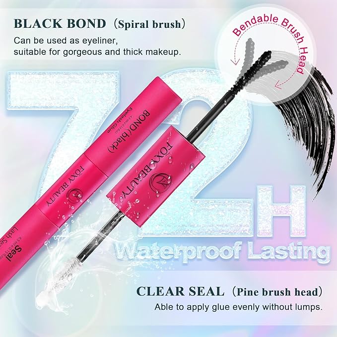 Lash Clusters 30D40D50D60D Lash Clustes Kit Natural Fluffy Lashes Eyelash Extension Kit D Curl False Eyelashes for Starter DIY at Home