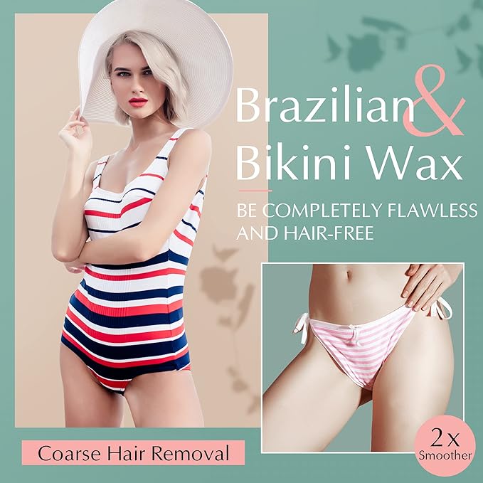 VENNCO 2.5lb Aloe Wax Beads - Hard Wax Beans for Coarse Hair Removal, Gentle Large Refill for Wax Warmer Kit, At-Home & Professional Smooth Waxing for Sensitive Skin Brazilian Bikini Face Eyebrow Leg