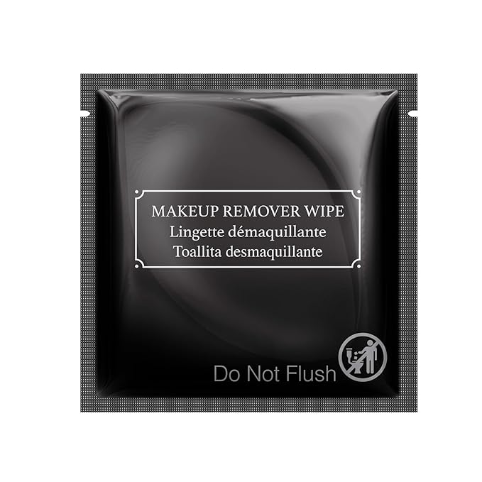 La Fresh Hotel Premium Paraben-Free Makeup Remover Wipes - Black With Light Flora Scent 8x6" Wet Wipes - 500 Wipes, Skin Care Travel Essentials