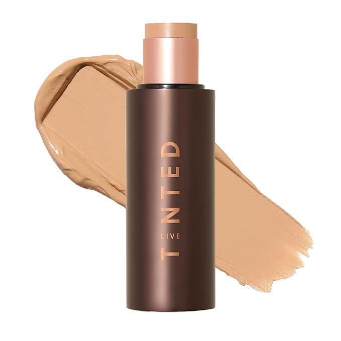 Live Tinted HUESTICK Complexion Stick - Medium-to-Full Buildable Coverage - Soft Matte Finish - Multitasking Makeup Stick - Lightweight, Creamy Formula - Shade 14