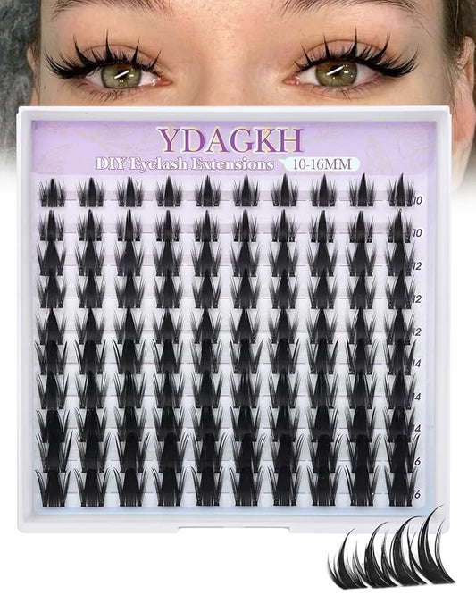 Wispy Lash Clusters Spikes Manga Cluster Eyelash Extensions Natural Invisible Band Spiky Eyelash Clusters Fairy Anime Individual Lashes 10-16mm Doll Lash Extension
