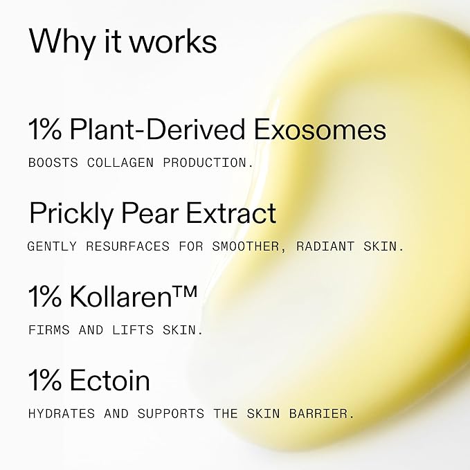 The INKEY List Exosome Hydro-Glow Complex, Boosts Collagen Production, Rejuvanating Skincare, Advanced Hydration, Suitable For All Skin Types