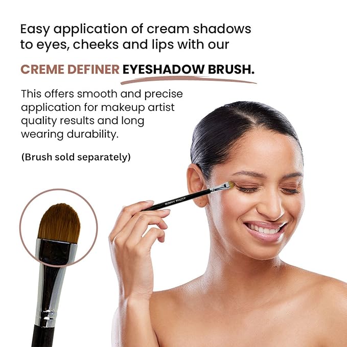 Mommy Makeup Any Wear Creme Eyeshadow - Waterproof, Crease-Proof, Long Lasting, High Pigment, Oil-free - Cream to Powder for Eyes, Cheeks & Lips (Elsa)